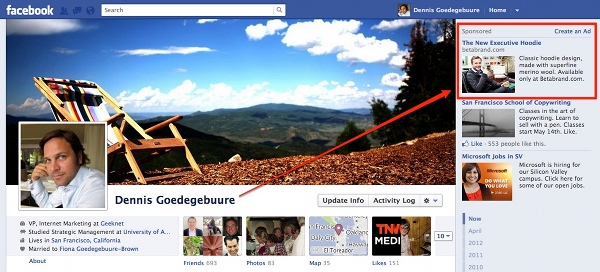 How Meta: Executive Pinstripe Hoodie Ads on Facebook