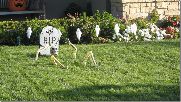 Halloween grave