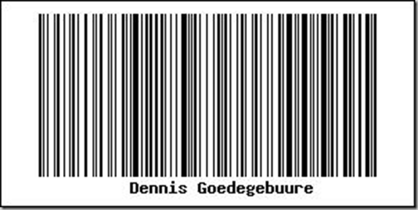 Dennis Goedegebuure Barcode